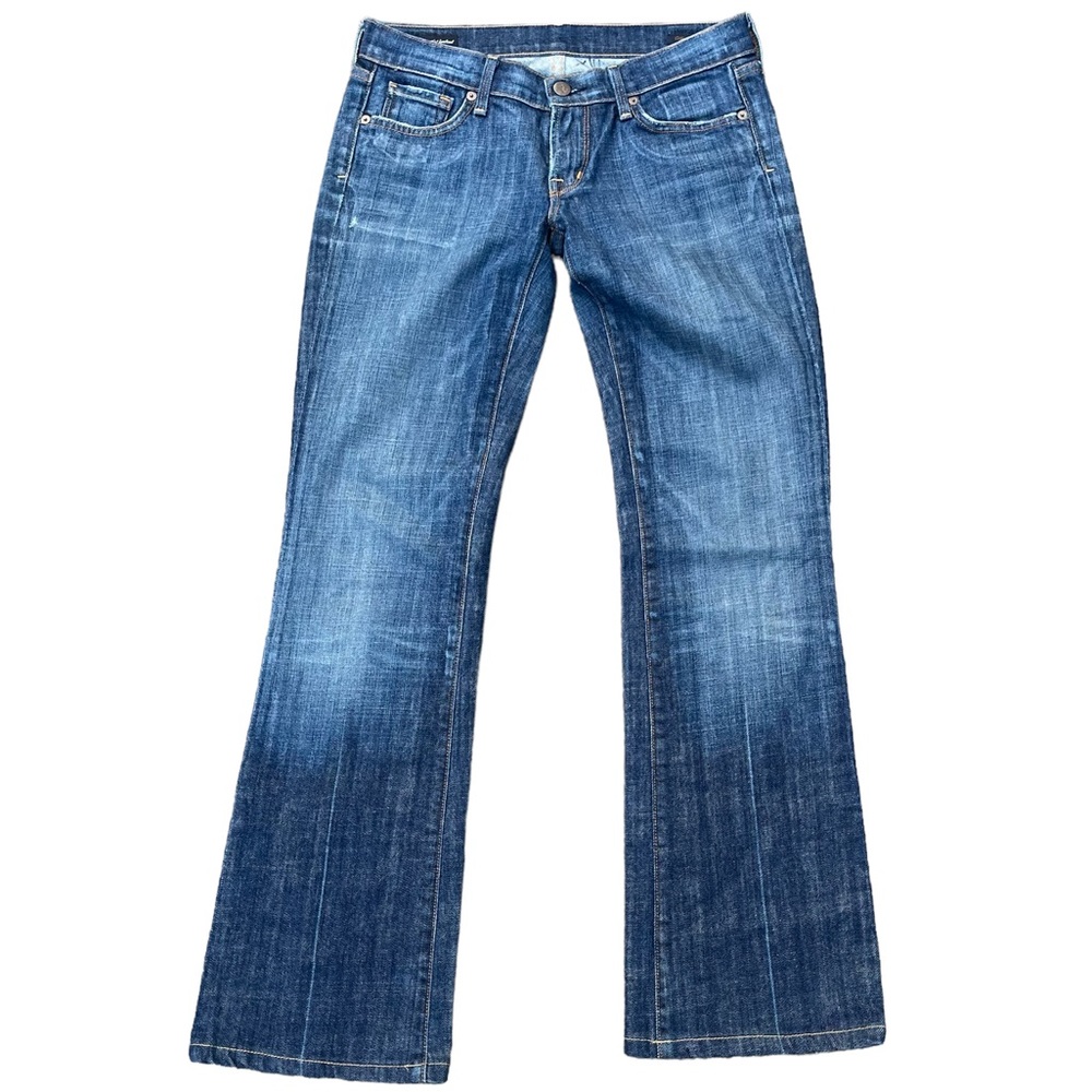 Citizens of Humanity Kelly #001 Stretch Low Waist Bootcut Jeans Size 27 - Picture 2 of 7